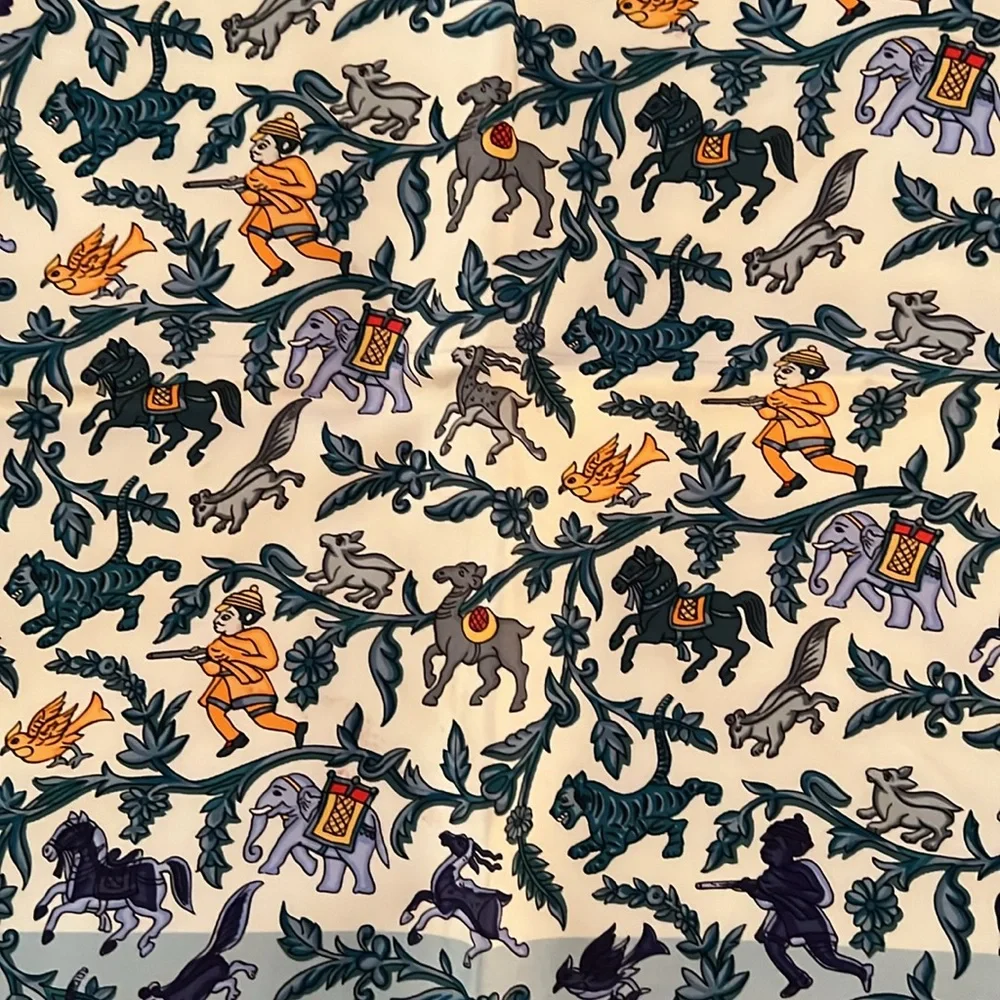 Hermes scarf Chasse en Inde. - Picture 5 of 6